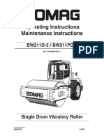Operating Instructions Maintenance Instructions: BW211D-3 / BW211PD-3