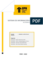 Sistema de Información Gerencial: Actividad Calificada - T2