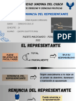 Renuncia Del Representante