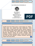 Variabel Penelitian Pendidikan: Kelompok 4