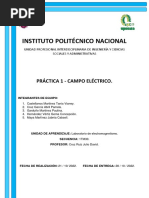 Práctica 1. Campo Eléctrico 2