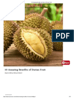 10 Amazing Benefits of Durian Fruit: Nithya Shrikant