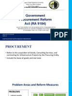 RA9184 Government Procurement Reform Act - EMA