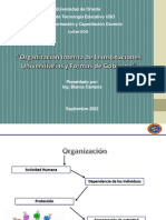 Presentación de Organizacion y Formas de Gobierno de Las Universidades