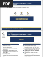 One-Pagers: Trying To Deliberately Increase The Chances of Learning