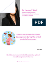 Role of Nutrition in Fetal Brain Development During The Critical Period of Pregnancy - v6