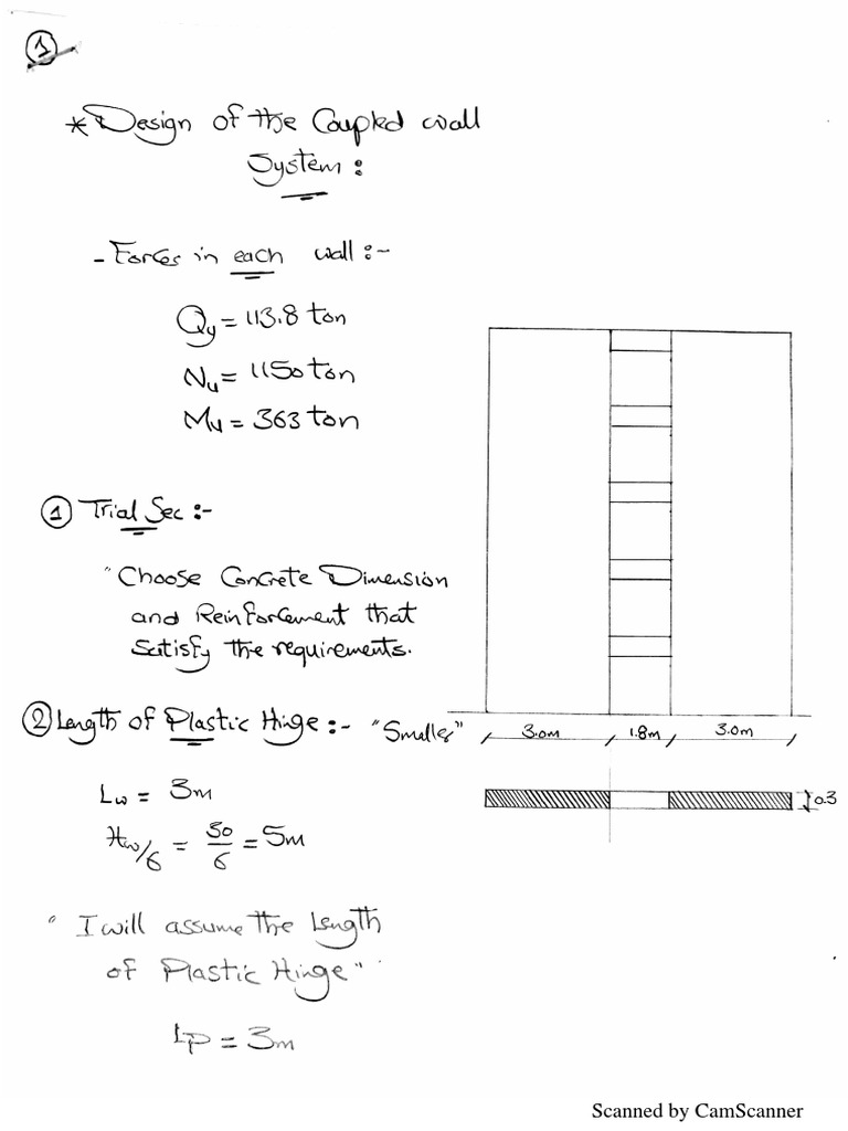 Coupled Shear Walls Design PDF