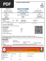 Purushottam Exp Third Ac (3A) : Electronic Cancella On Slip (ECS)