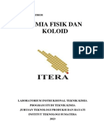 Kimia Fisik Dan Koloid: Modul Praktikum