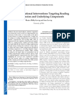 2 Melby Lervag y Lervag 2014 Effect of Educational Intervenetions Targeting RC and Components CDP