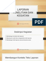 Laporan Penelitian Dan Kegiatan