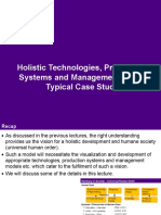 Holistic Technologies, Production Systems and Management Models-Typical Case Studies