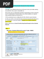 Auto PO While GR Non Valuated