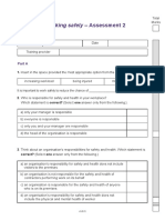 Working Safely - Assessment 2: Part A