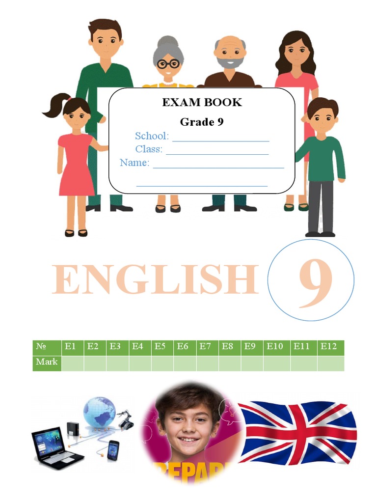 Grade 9 English Exam Workbook | PDF | Foreign Language Studies