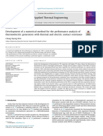 Development of A Numerical Method For The Performance Analysis of