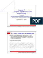 The Simplex Algorithm and Goal Programming: 4.1 - How To Convert An LP To Standard Form