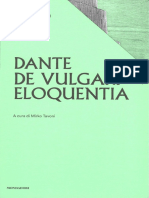 Dante de Vulgari Eloquentia Ed M Tavoni