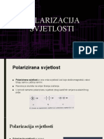 Polarizacija Svjetlosti