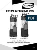 Bombas Sumergibles Spm1: Manual de Propietario