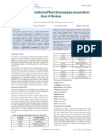 Potent Ethanomedicinal Plant Semecarpus Anacardium Linn A Review