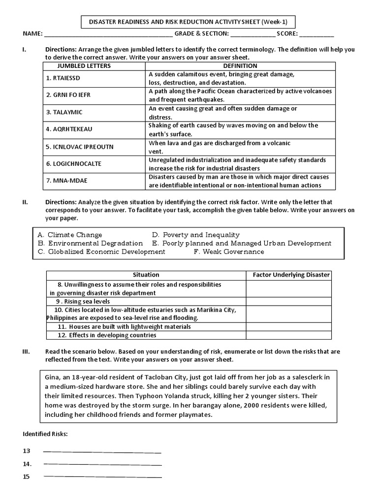 DRRR Act1 | PDF