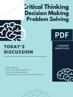 Critical Thinking: Build Communication Skills with Effective Problem Solving & Decision Making