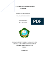 Syarat-Syarat Perawi Dan Proses Transmisi: Disusun Oleh: Kelompok Viii