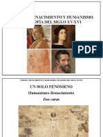 Renacimiento-Humanismo. Filosofia S. XV-XVI