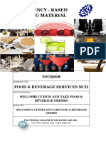 Competency - Based Learning Material: Food & Beverage Services Ncii