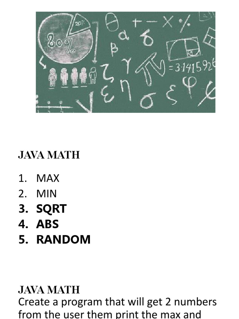 Java Math | PDF