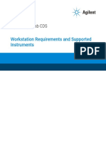 Agilent Openlab CDS - Workstation Requirements and Supported Instruments