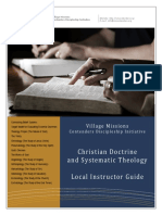 Christian Doctrine and Systematic Theology Local Instructor Guide