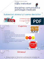 Studiu Individual La Disciplina: Comunicare Și Psihologie Medicală