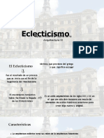 El Eclecticismo: Curso: Historia y Teoría de La Arquitectura III