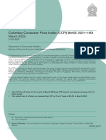 Colombo Consumer Price Index - March 2023