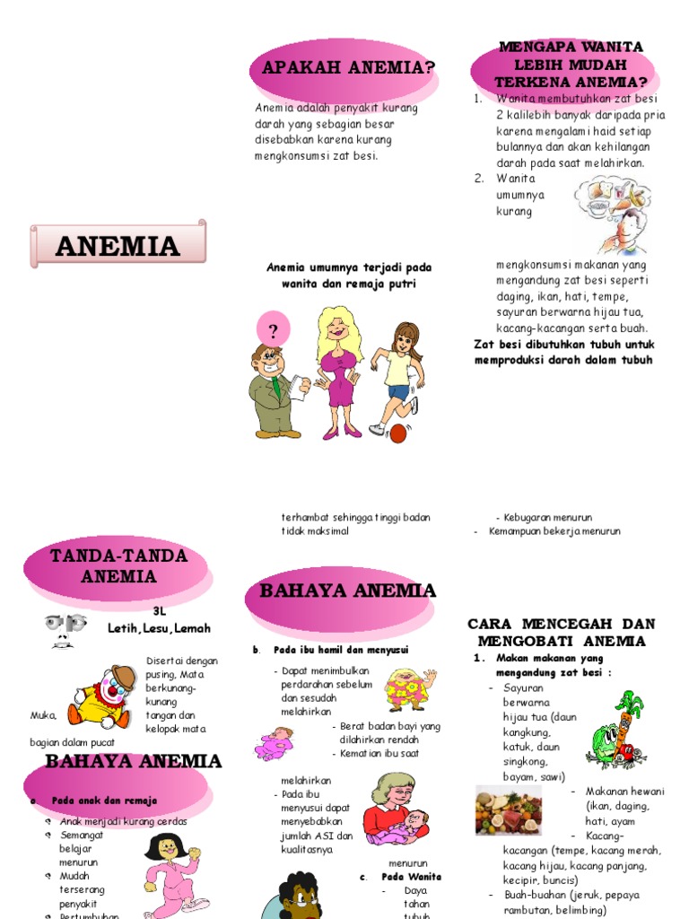 Leaflet Anemia Doc | PDF