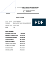 Family Law Group Assignment 1-2