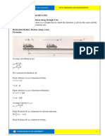 Motion Along Straight Line Uniformly Accelerated Motion Along Straight Line