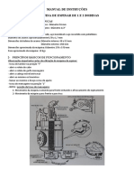 Manual de Instruções Da Máquina de Espinar de 01 e 02 Bobinas