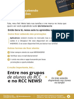 Entre Nos Grupos E No RCC News!: de Alunos Do RCC