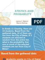 Statistics and Probability - Joanne