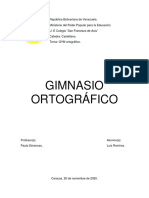 GYM Ortografico Luis Ramírez 2do Año A.