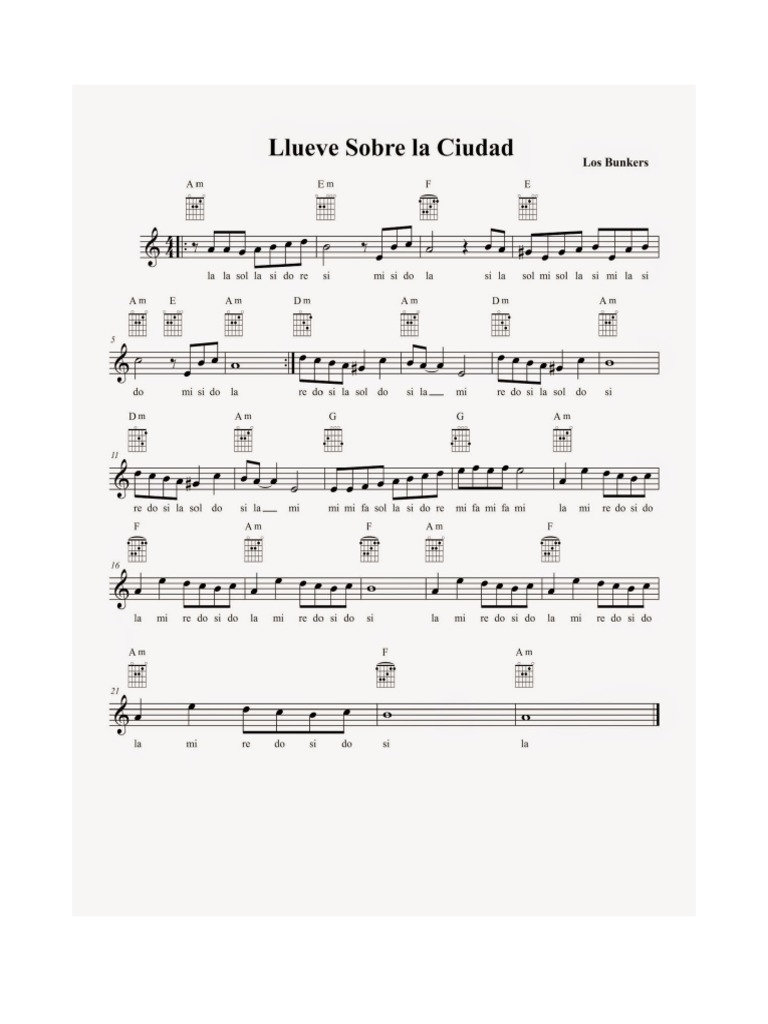 Llueve Sobre La Ciudad PDF
