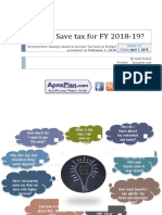 How To Save Tax For Fy 2018 19