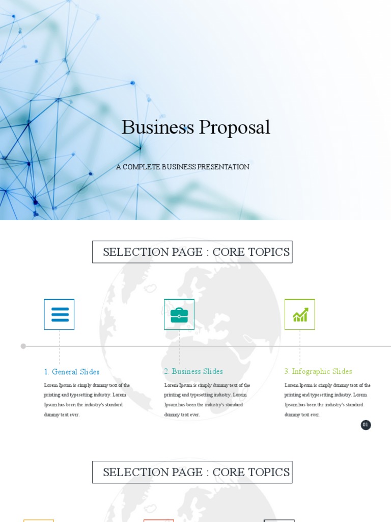 Business Proposal Powerpoint Presentation | PDF | Writing | Typography