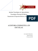 Auditoria Energetica en Escuelas.: Instituto Tecnológico de Aguascalientes Tecnológico Nacional de México