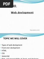 Front-END: Web Devlopment