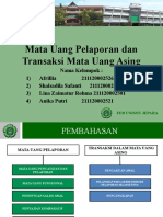 Topik 9: Mata Uang Pelaporan Dan Transaksi Mata Uang Asing