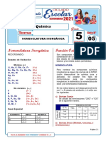 Semana 5 Nomenclatura Inorganica 5to PDF